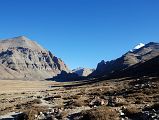 05 Lha Chu Western Valley Begins With Mount Kailash Above On Mount Kailash Outer Kora The Lha Chu Amitabha Western Valley begins just after leaving the first prostration point (07:58), with Mount Kailash becoming more visible to the left of Mount Ashtapad.